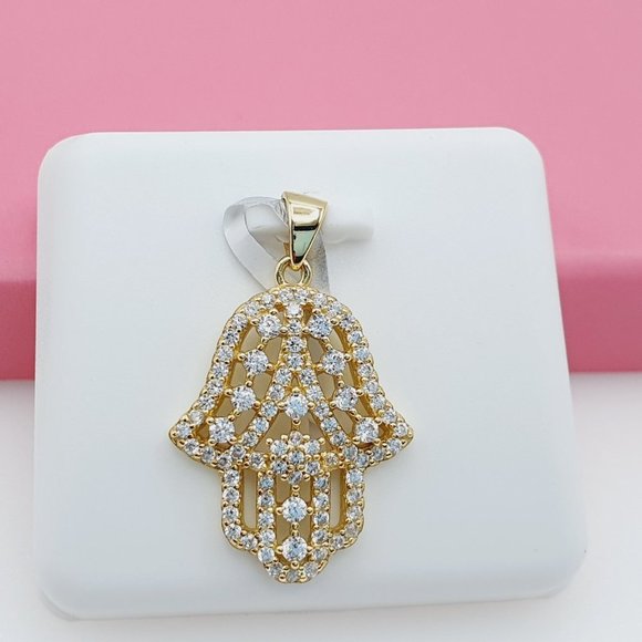 "925 Sterling Silver Cubic Zirconia Pendant, U19254461 - Picture 10 of 11